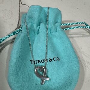 Tiffany & Co. Silver Heart Pendant Necklace